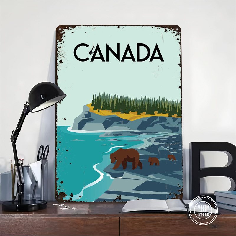 Canada Travel Poster Customize - Men'S Accessories Canada reseña y precio