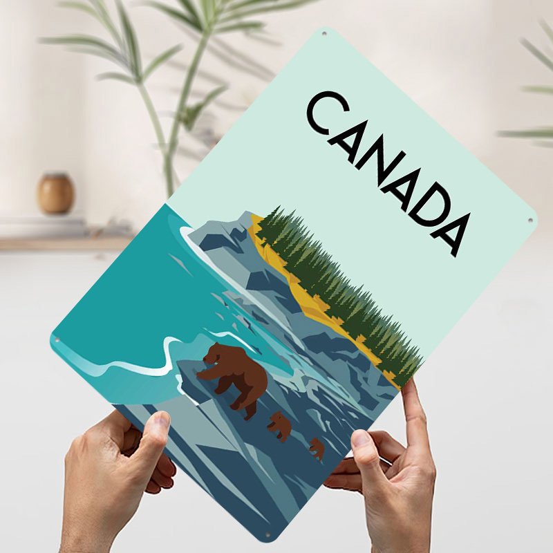 Canada Travel Poster Customize - Men'S Accessories Canada reseña y precio