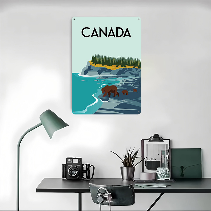 Canada Travel Poster Customize - Men'S Accessories Canada reseña y precio