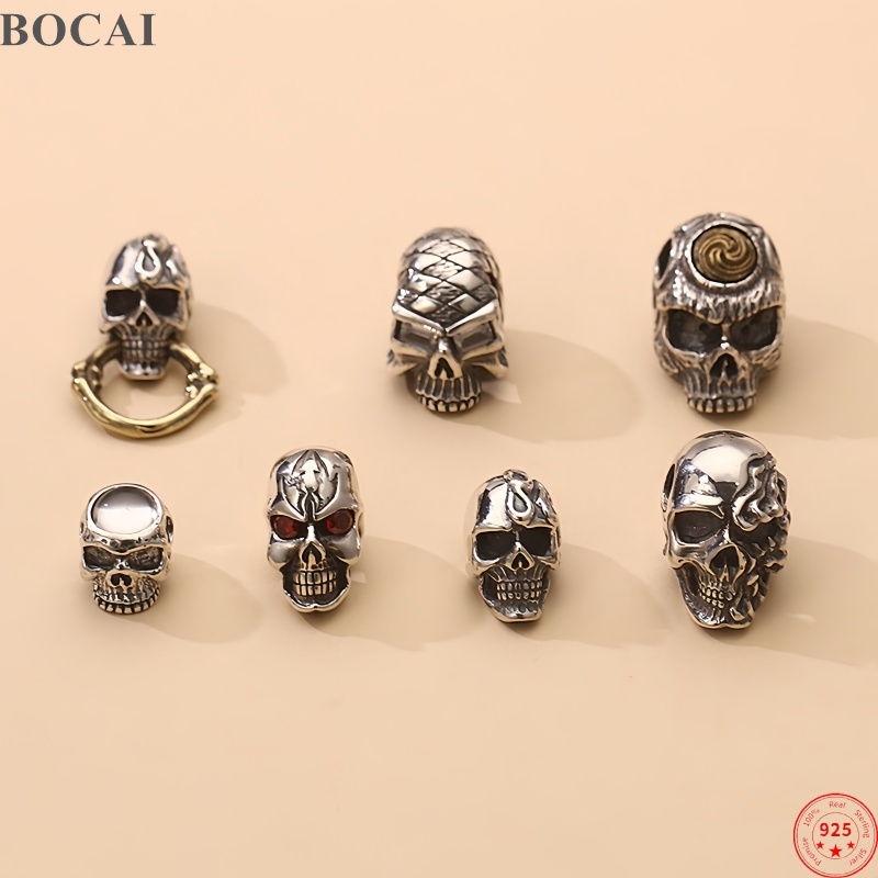 BOCAI NEW S925 Silver Charm Pe - Men Accessories In Silver reseña y precio