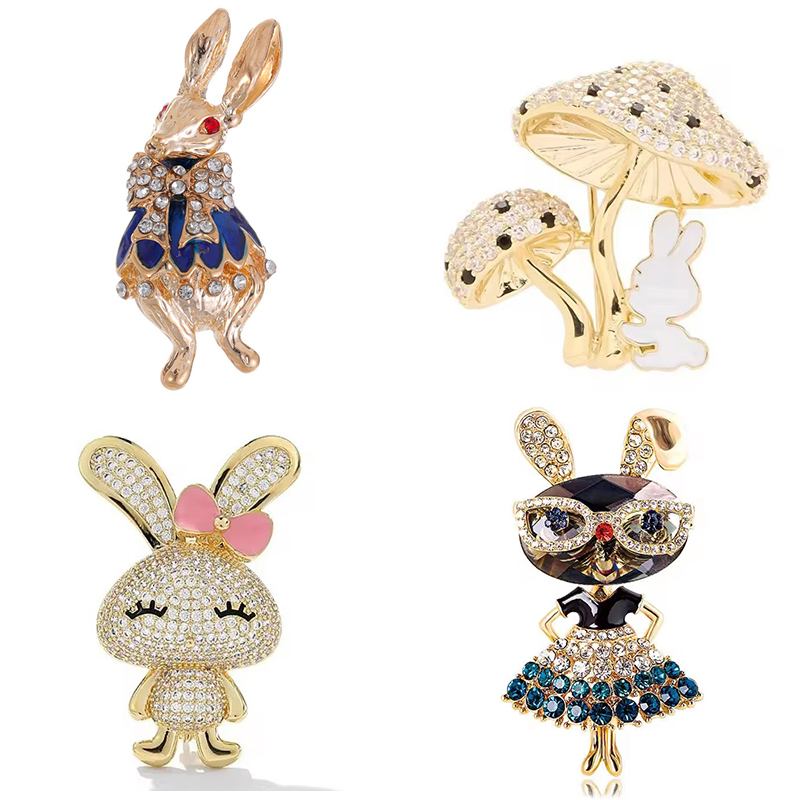 Romantic Rabbit Brooch for Men - Men'S Accessories Trends 2025 reseña y precio