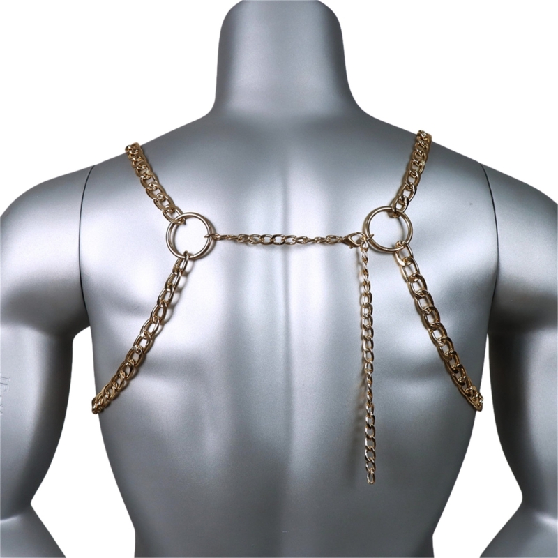 Men's Sexy Metal Body Chest Ch - Men'S Accessories Chain reseña y precio