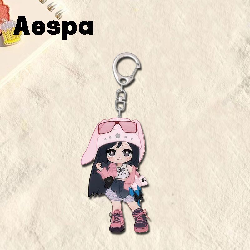 4 Pcs Aespas Q Version Transpa - Men Keychain Accessories reseña y precio