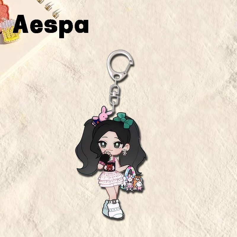 4 Pcs Aespas Q Version Transpa - Men Keychain Accessories reseña y precio