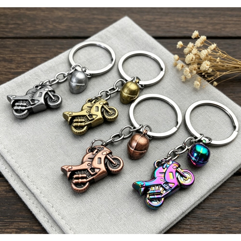 Motorcycle Keychain Creative M - Men'S Yellow Accessories reseña y precio