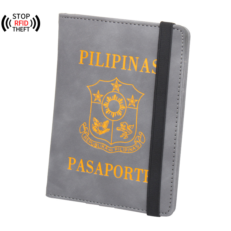 Philippines Passport Cover Rfi - Passport Wallet Rfid reseña y precio