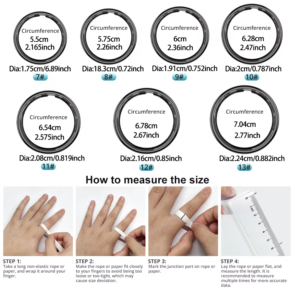 R09 Smart Ring Men Women with  - Men Accessories Jewellery reseña y precio