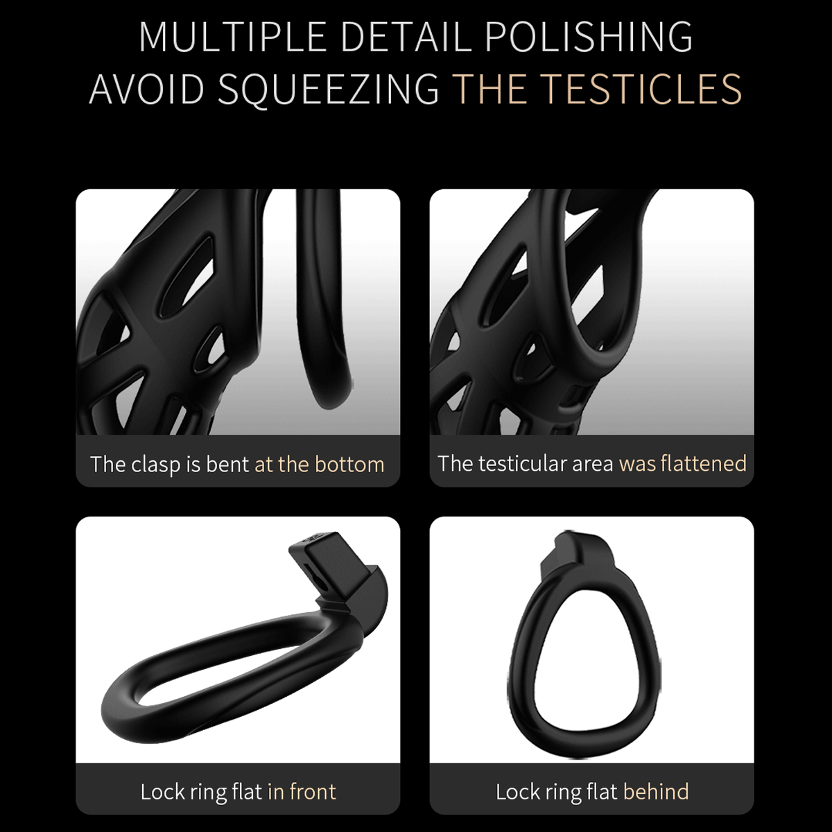 Male Chastity Cage Penis Lock  - Men Accessories Usa reseña y precio