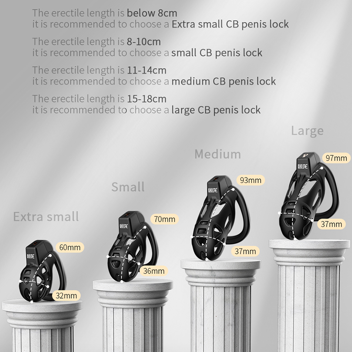 Male Chastity Cage Penis Lock  - Men Accessories Usa reseña y precio