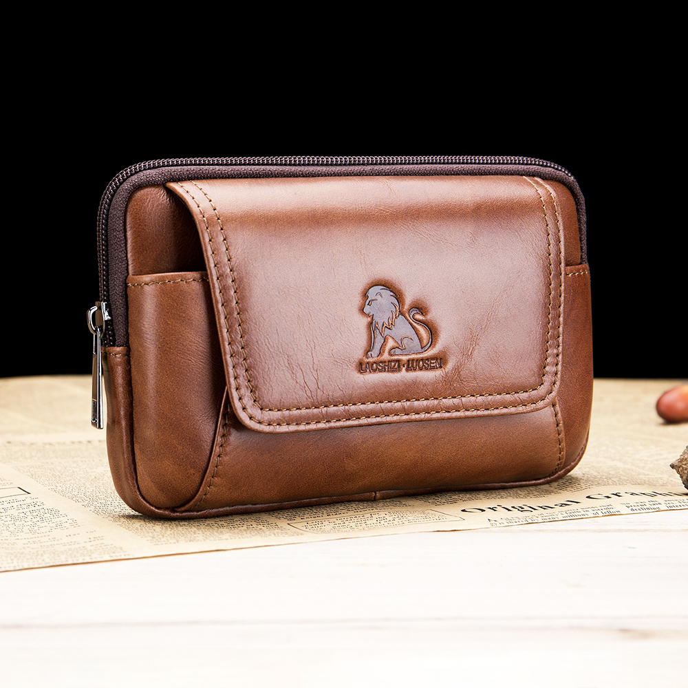 Genuine leather men's waist ba - Men Accessories Pack reseña y precio