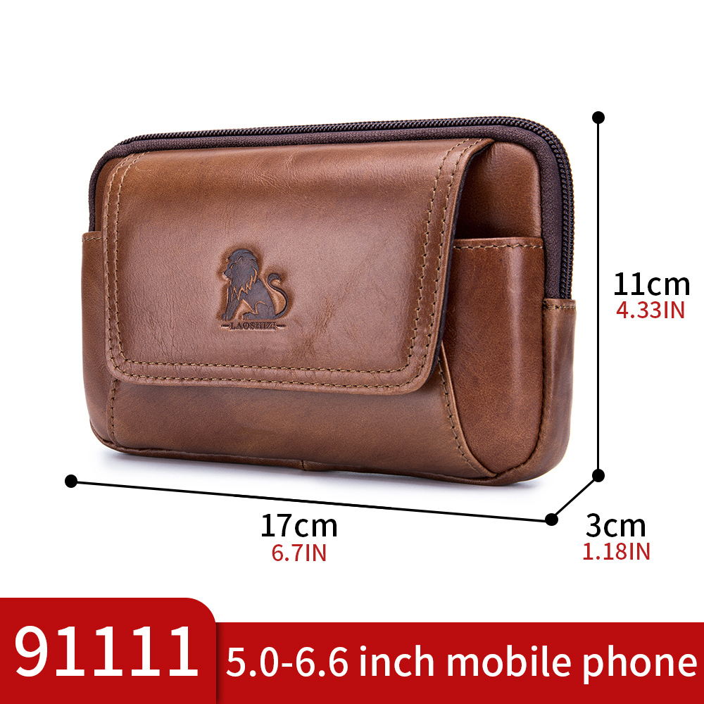 Genuine leather men's waist ba - Men Accessories Pack reseña y precio