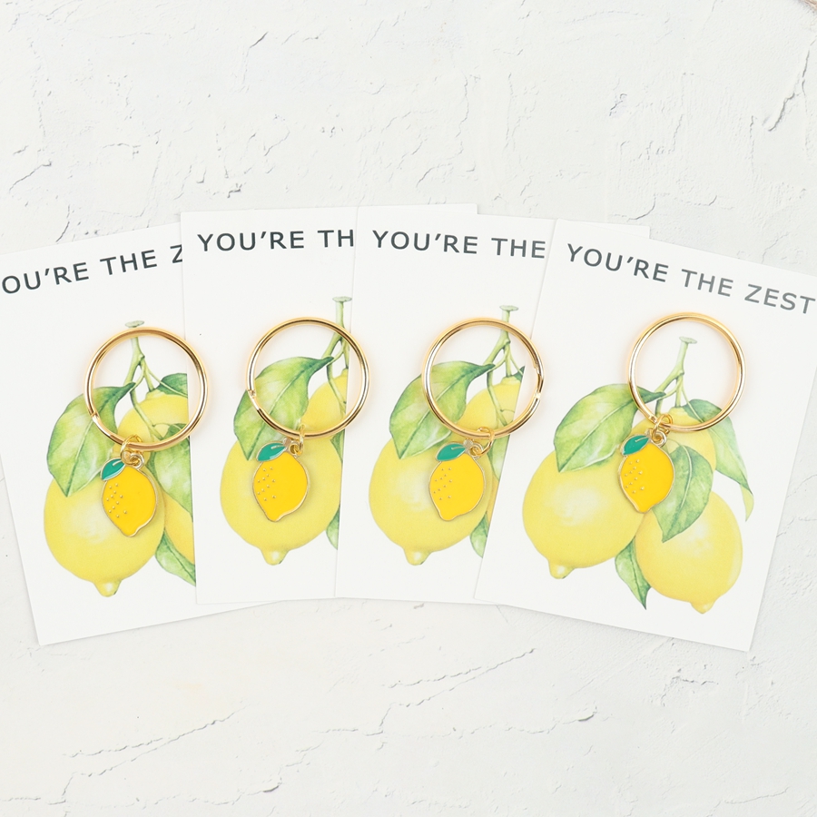 7 Chic Lemon Keychains, Includ - Men Keychain Accessories reseña y precio