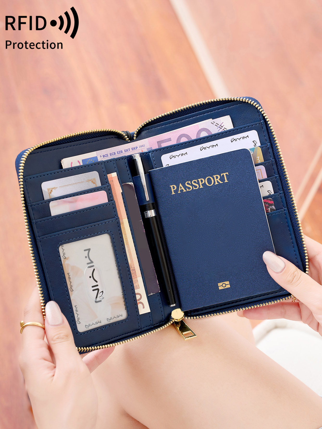 RFID Shielded Passport Holder  - Passport Wallet Rfid reseña y precio