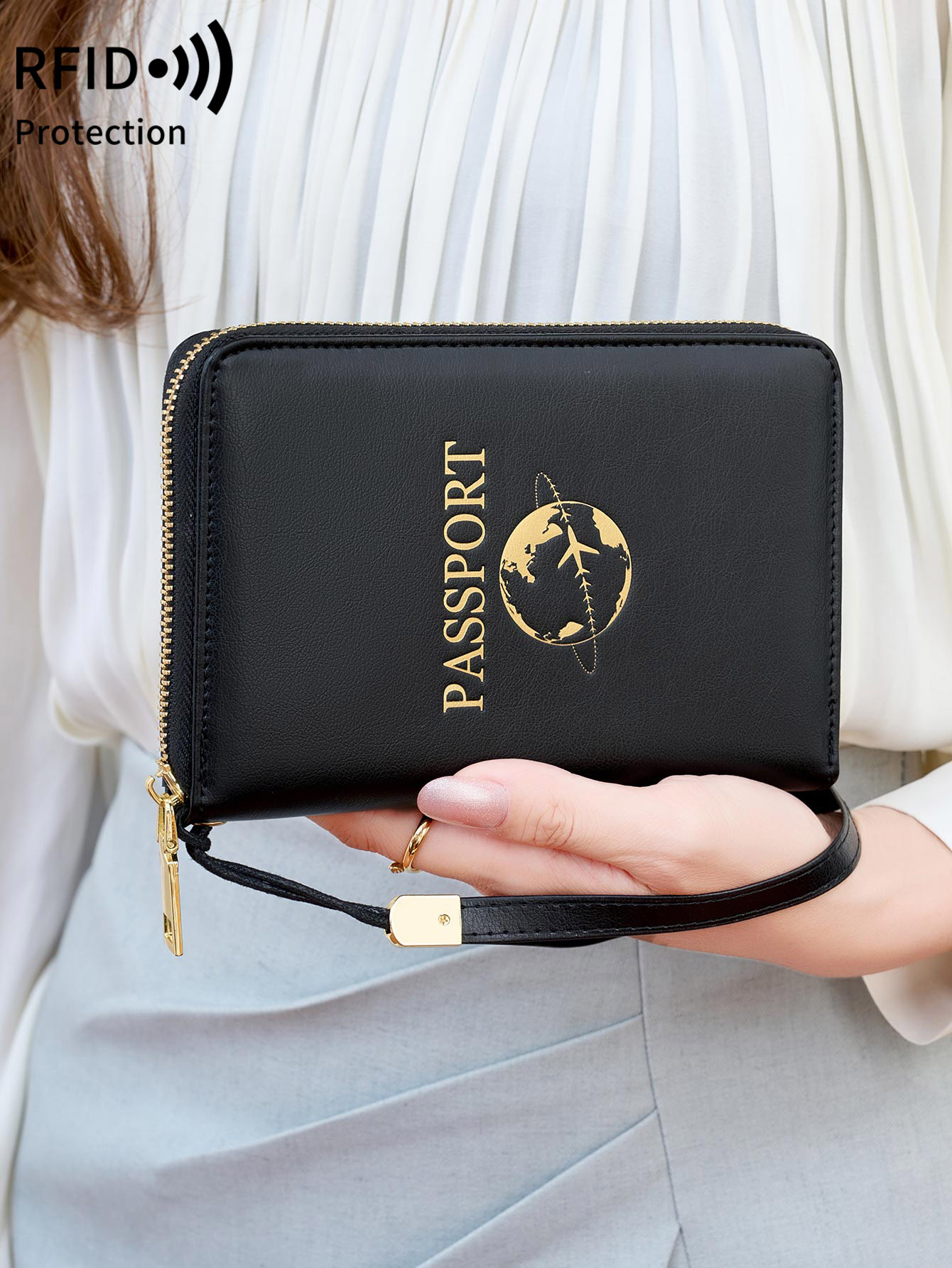 RFID Shielded Passport Holder  - Passport Wallet Rfid reseña y precio