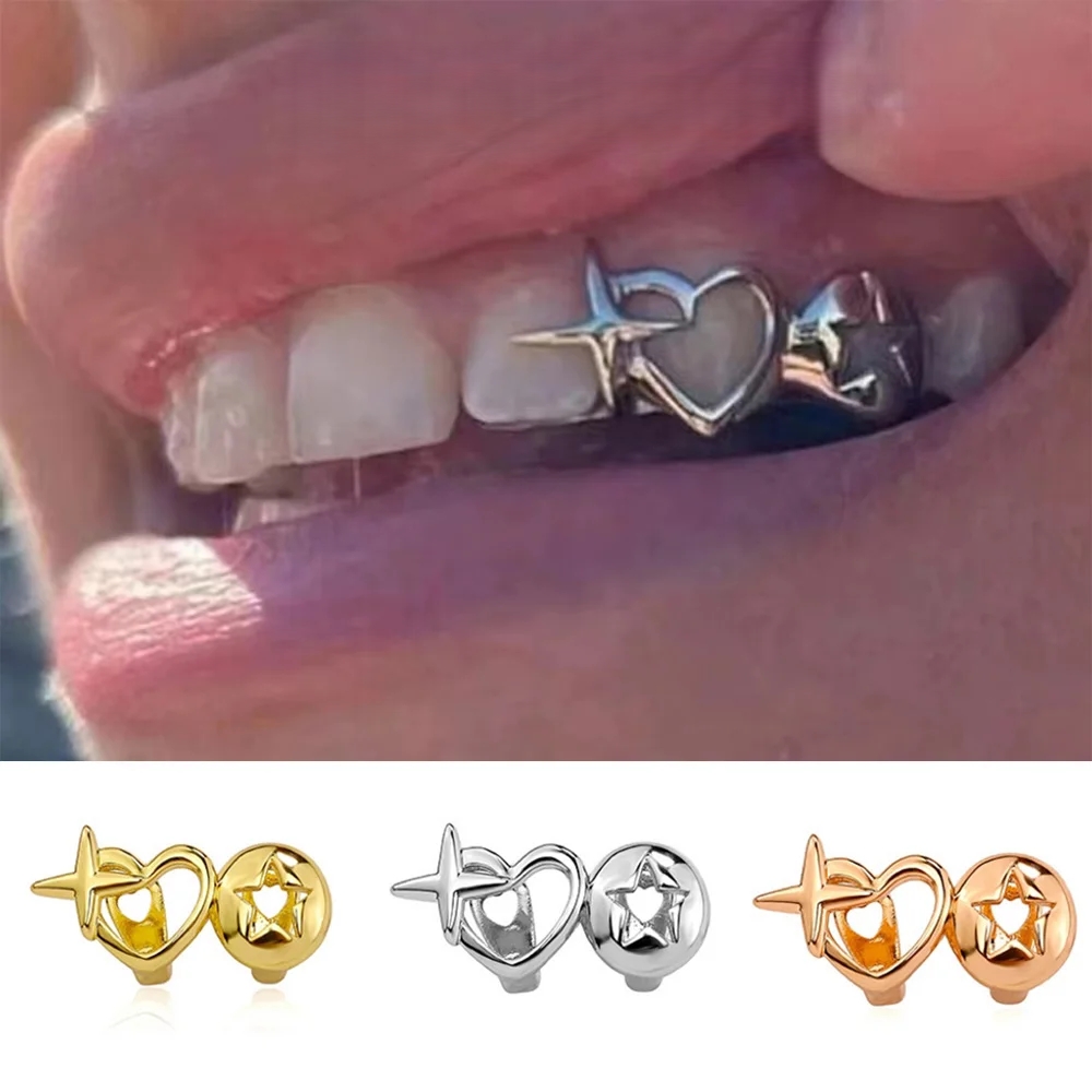 Punk Hip Hop Hollow Heart Teet - Men Accessories In Silver reseña y precio