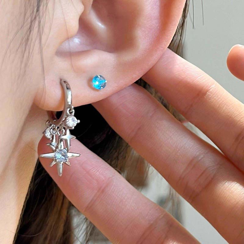 New Y2K Blue Zircon Star Tasse - Men Accessories Sale reseña y precio