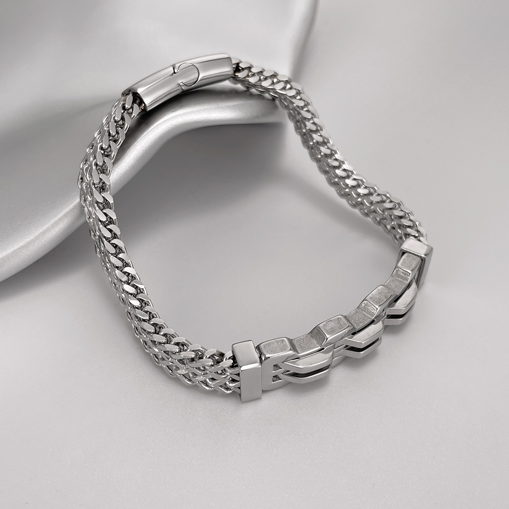 Men's Stainless Steel Bracelet - Men Accessories Pk reseña y precio