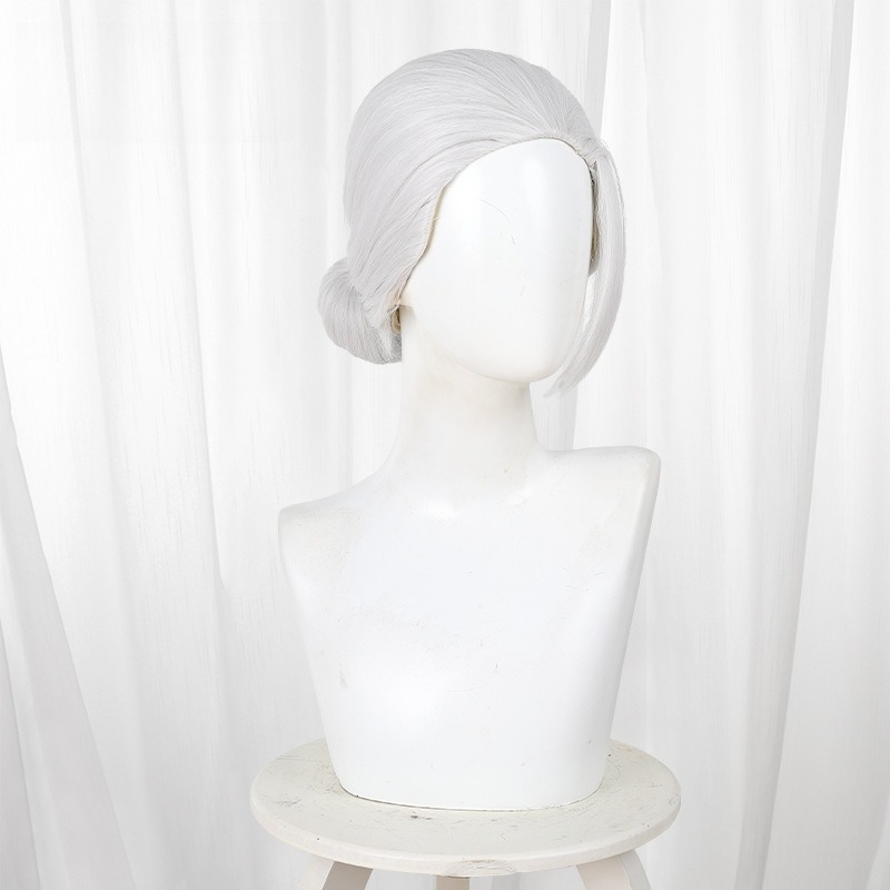 40cm Taro Sakamoto Cosplay Wig - Men Accessories In Silver reseña y precio