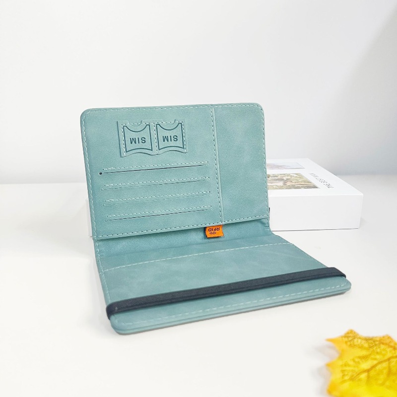 PU‑Leather Passport Holder, RF - Passport Wallet Rfid reseña y precio