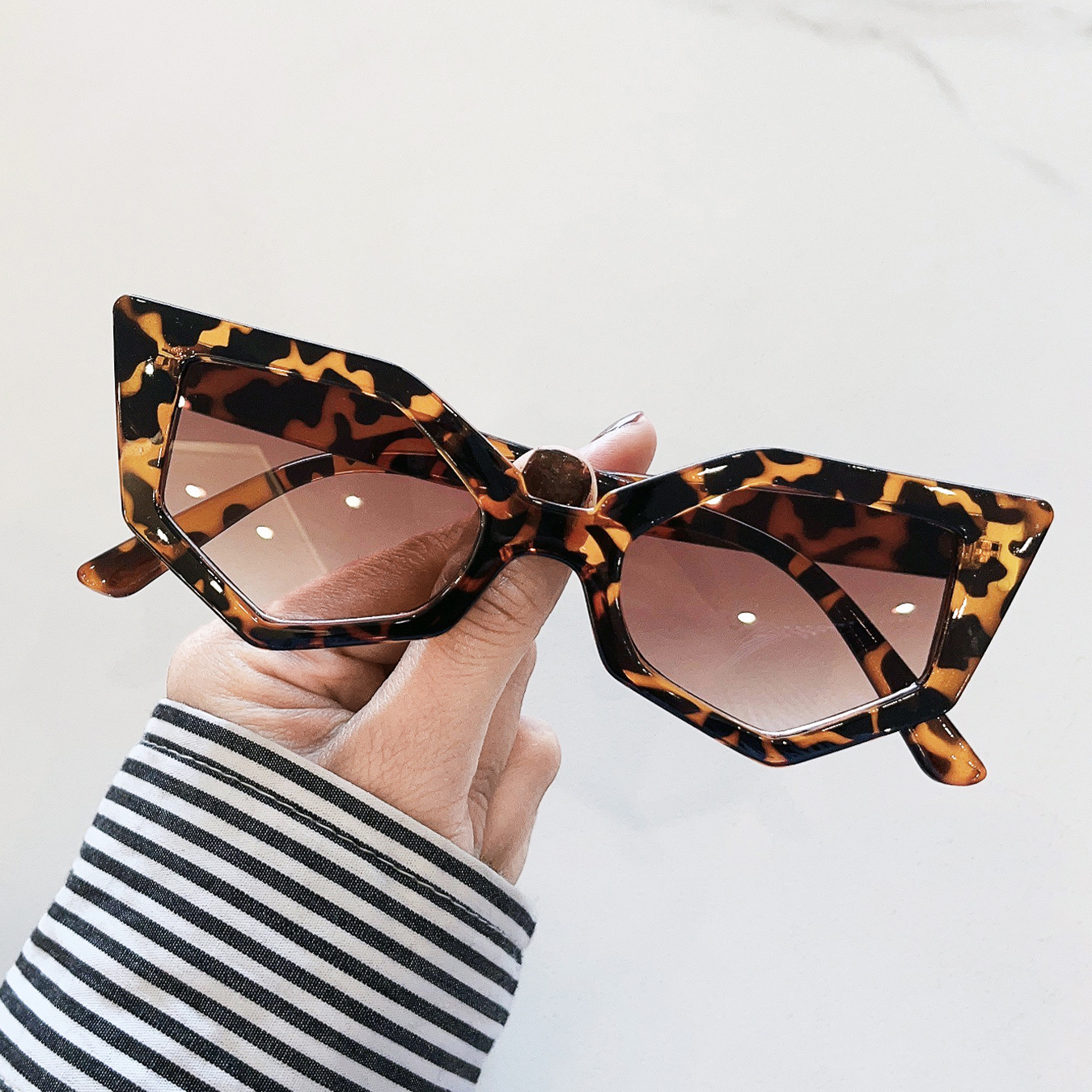 Fashion Geometric Cat Eye Fram - Men'S Accessories Trends 2025 reseña y precio