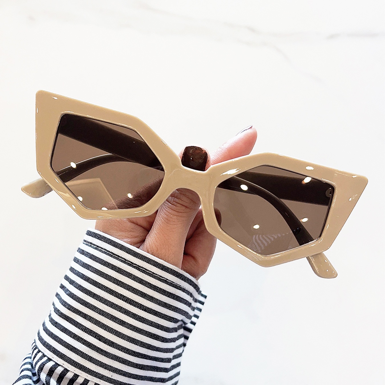 Fashion Geometric Cat Eye Fram - Men'S Accessories Trends 2025 reseña y precio