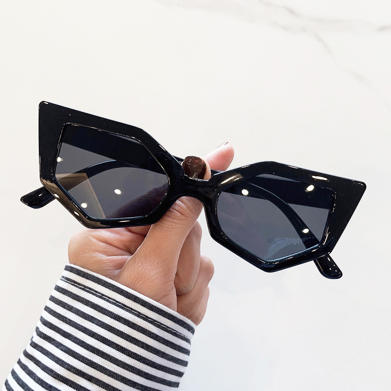 Fashion Geometric Cat Eye Fram - Men'S Accessories Trends 2025 reseña y precio