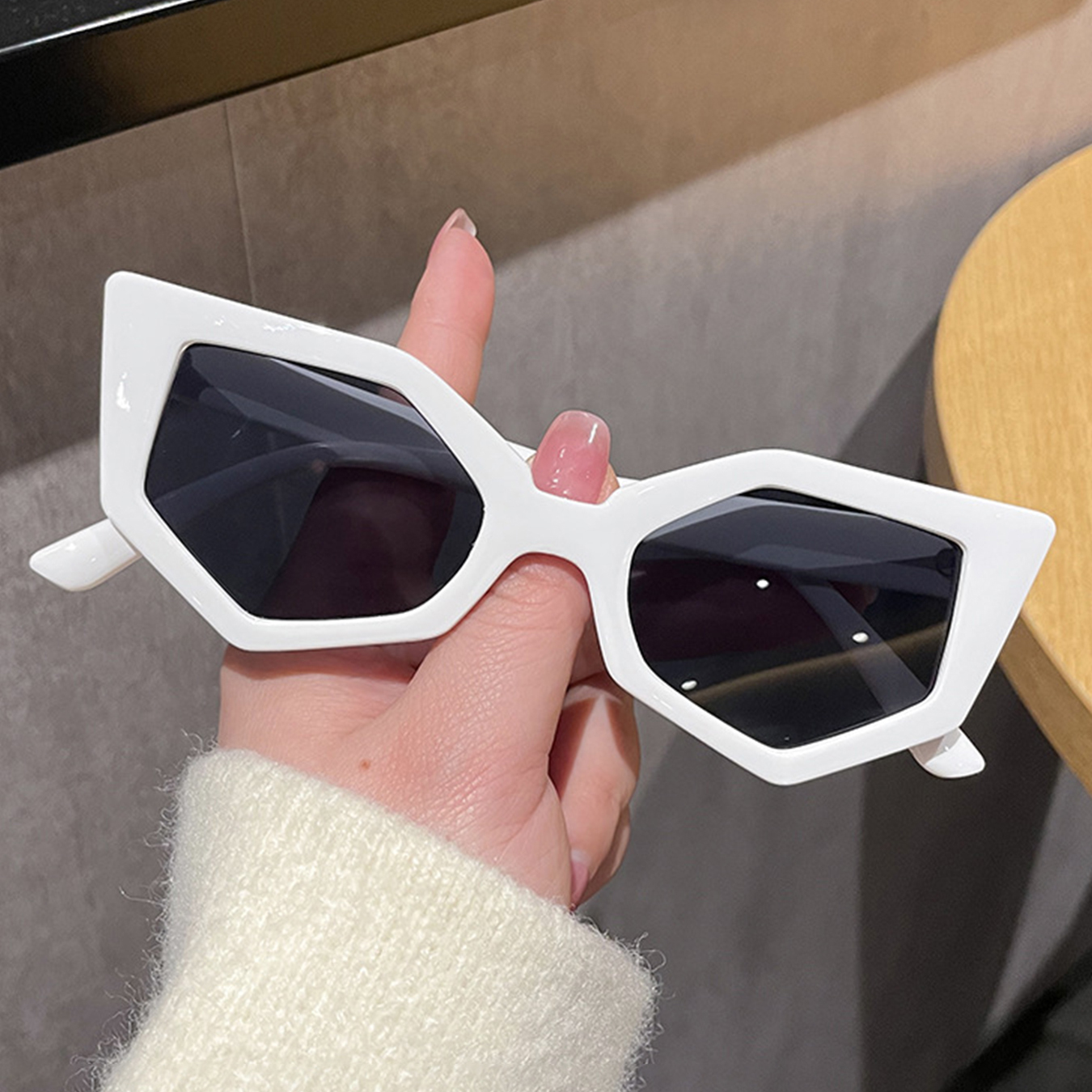 Fashion Geometric Cat Eye Fram - Men'S Accessories Trends 2025 reseña y precio