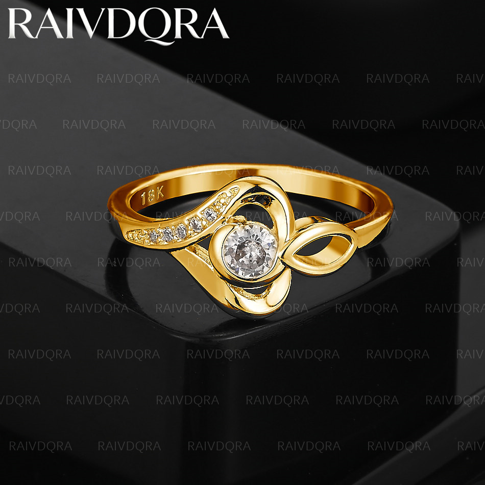 18K Gold Plated Heart Zircon W - Men'S Yellow Accessories reseña y precio