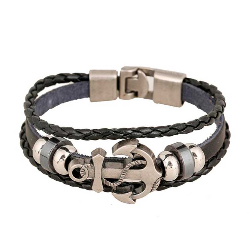 Multi Layered Vintage Leather  - Men Accessories Pk reseña y precio