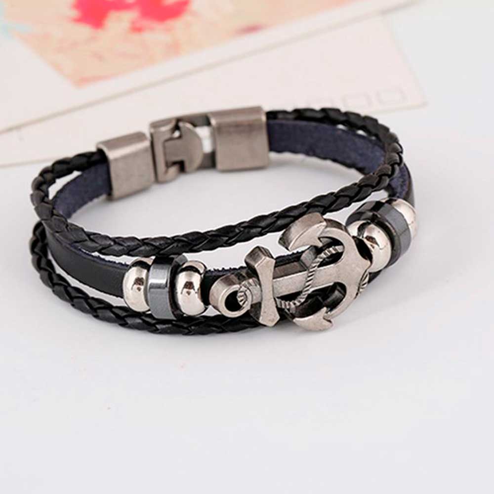 Multi Layered Vintage Leather  - Men Accessories Pk reseña y precio