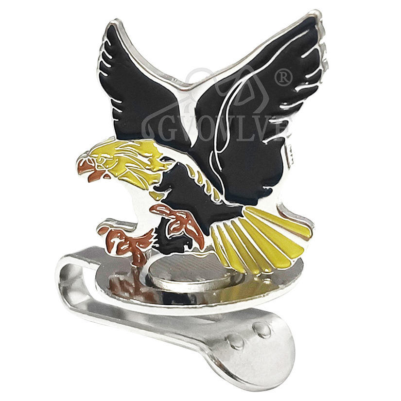 1pc Yellow Eagle Golf Hat Clip - Men'S Yellow Accessories reseña y precio