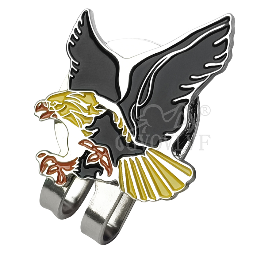 1pc Yellow Eagle Golf Hat Clip - Men'S Yellow Accessories reseña y precio