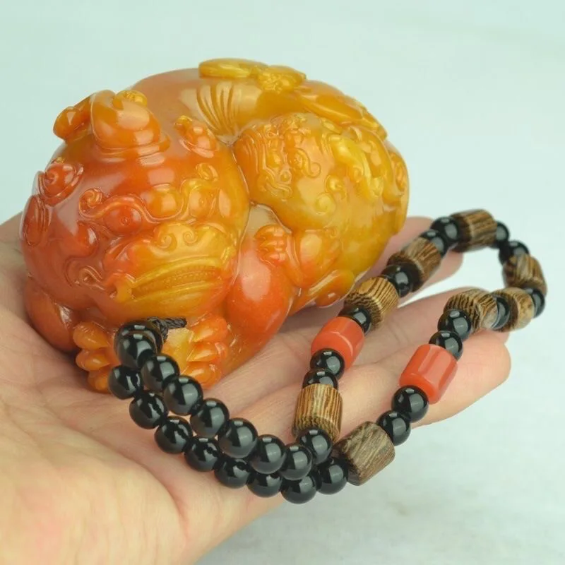 Natural Huang Longyu Pixiu Pen - Men'S Accessories Chain reseña y precio