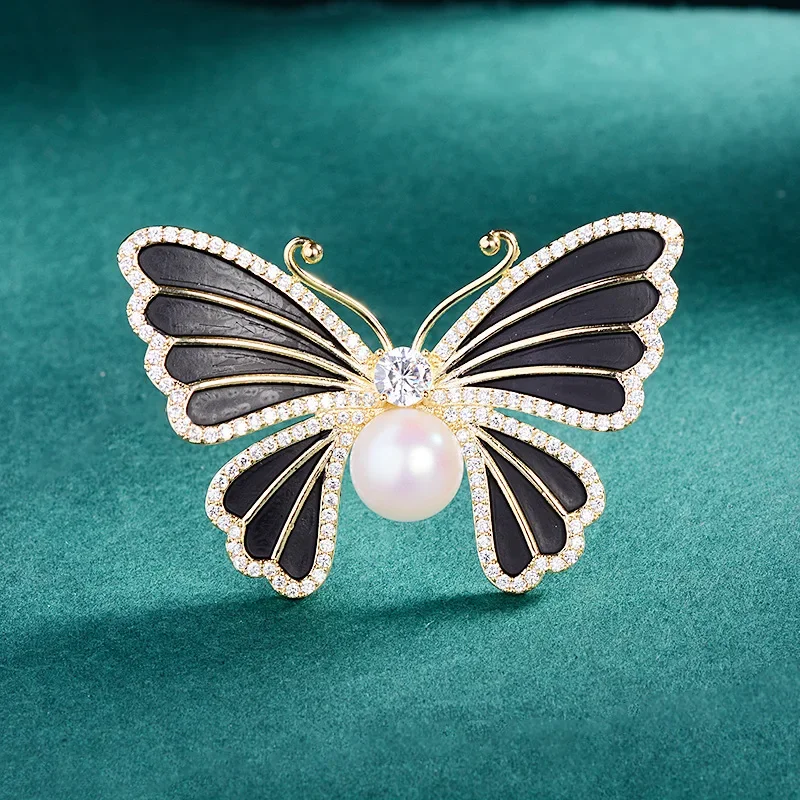 1Pc Chic Pearl Butterfly Brooc - Men'S Accessories Trends 2025 reseña y precio